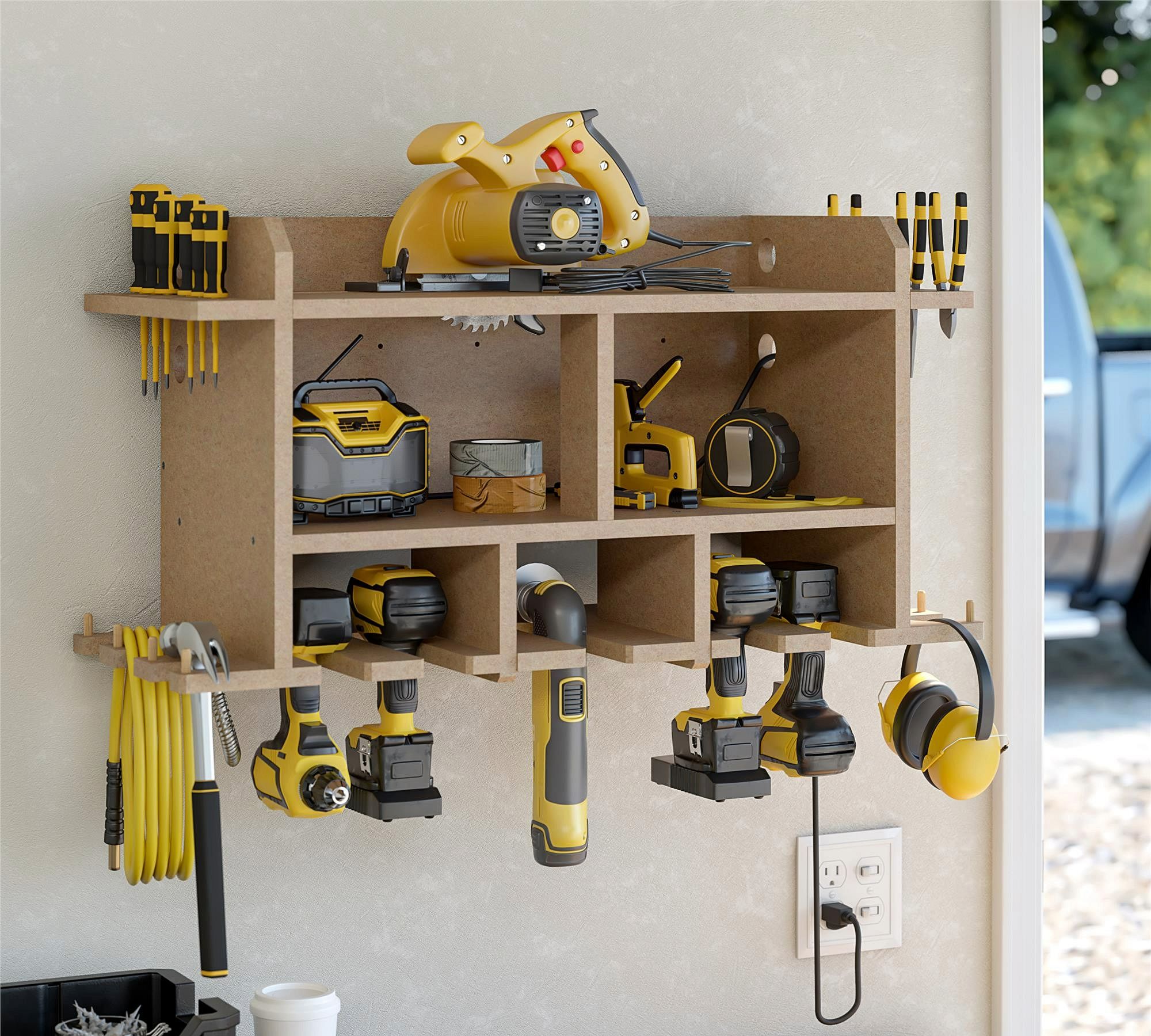 Avi Wall Mount Tool Organizer