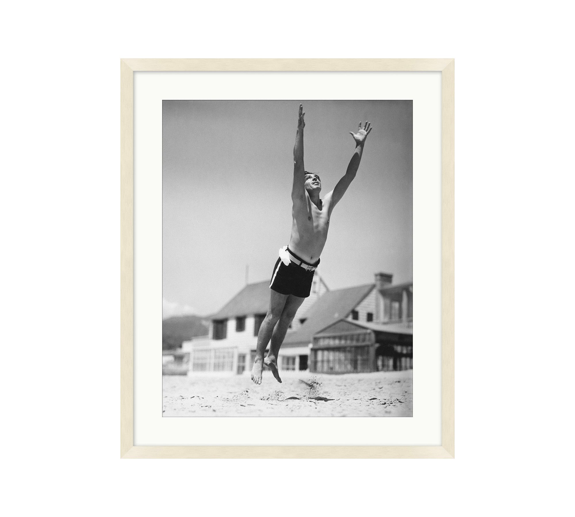 Leap For It Framed Print