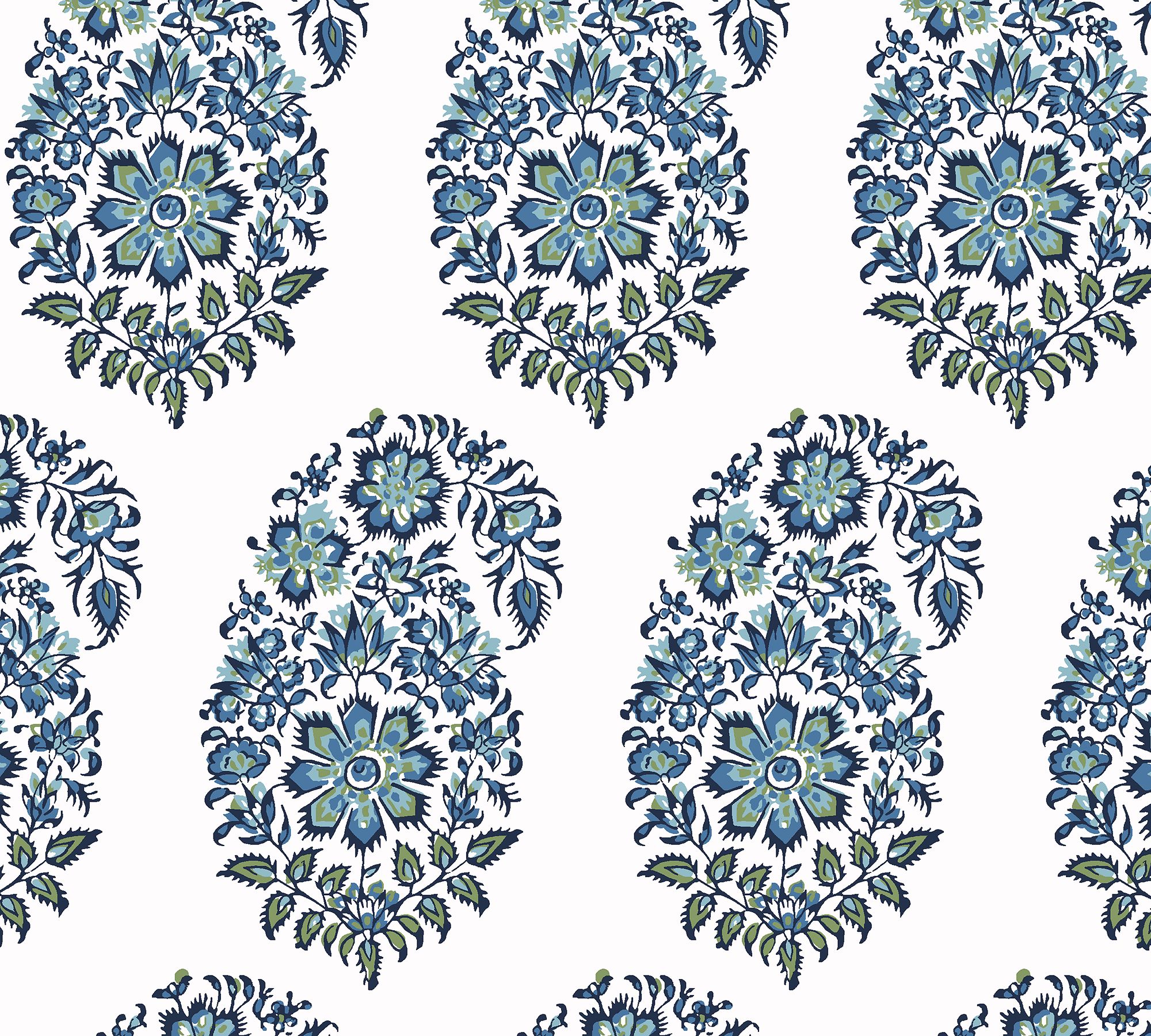 Bhotah Paisley Wallpaper