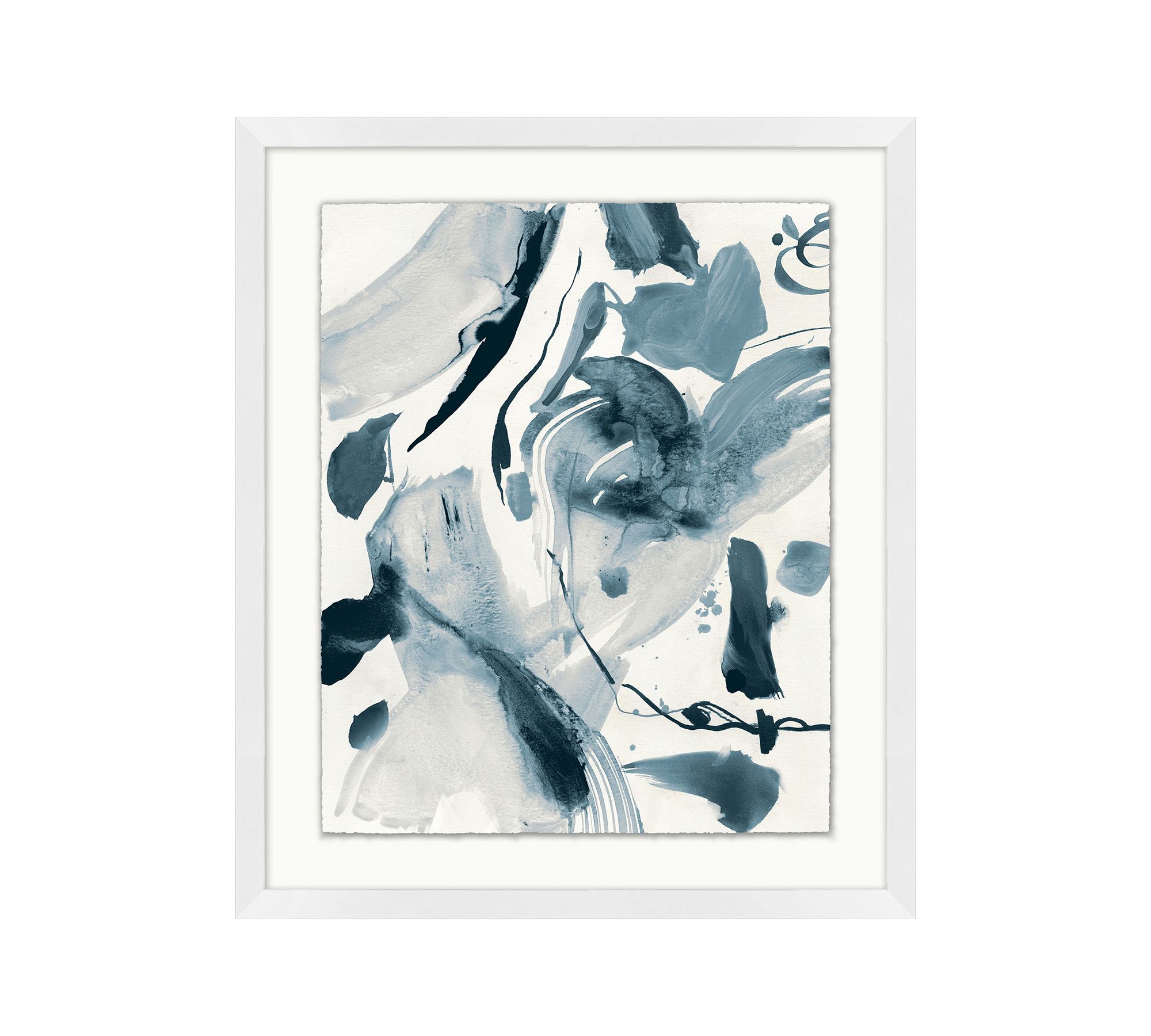 Form Of Blue Framed Print