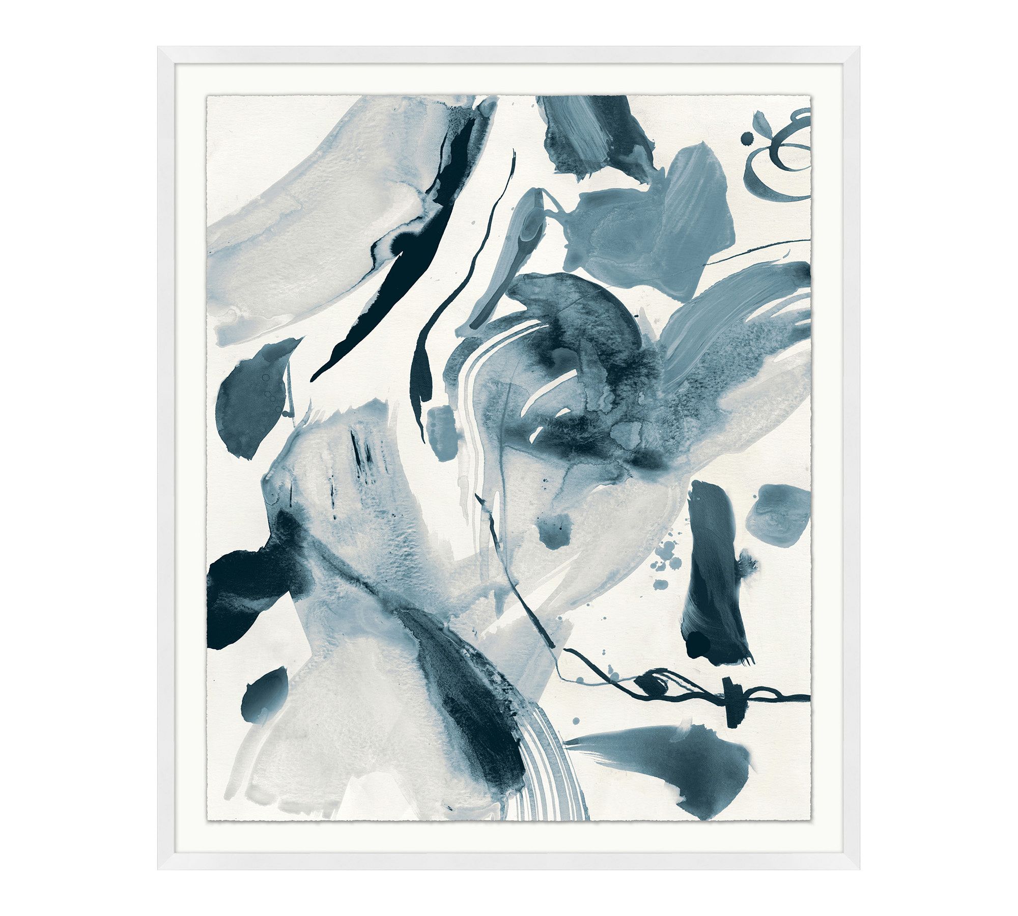 Form Of Blue Framed Print