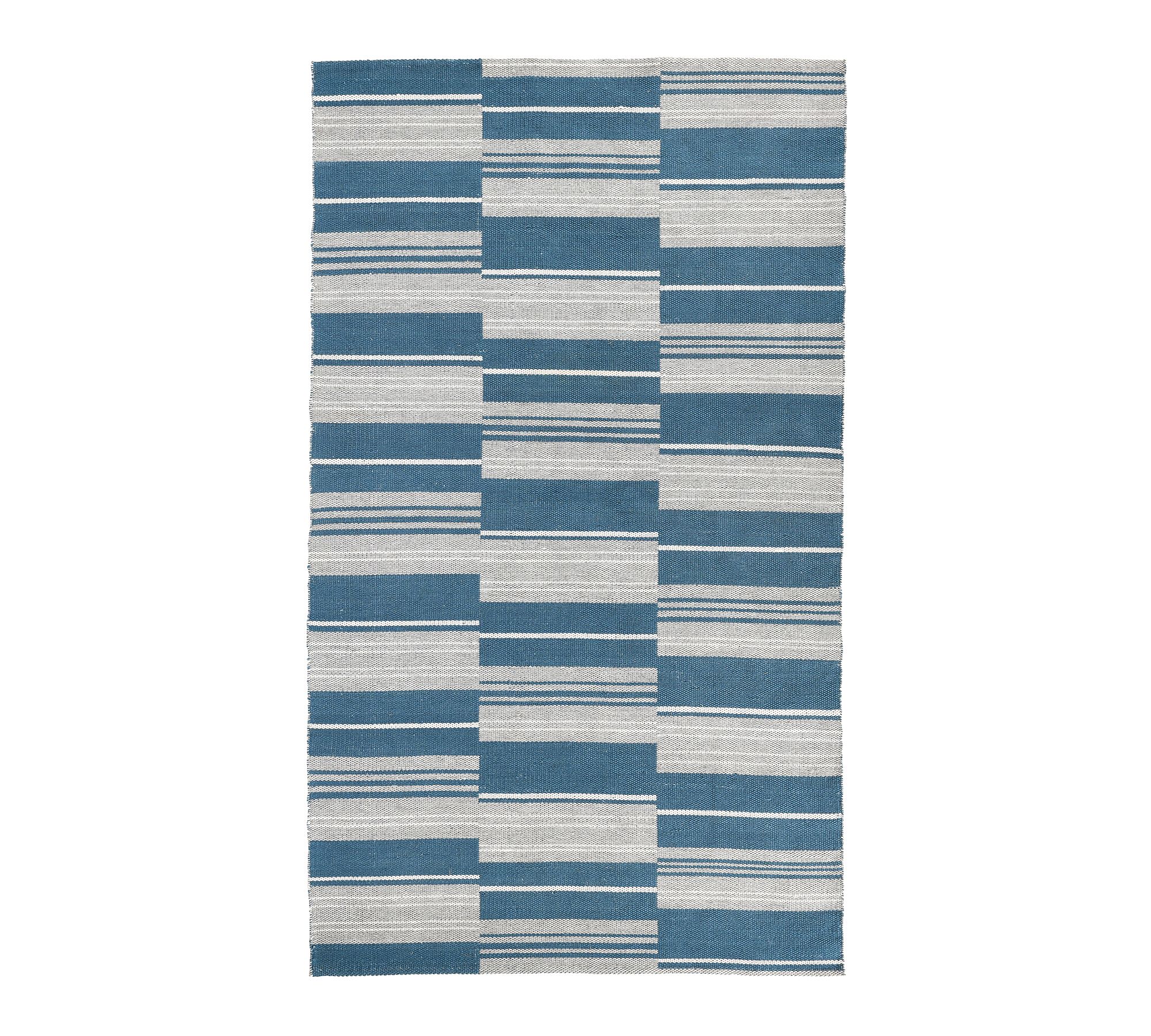 Daley Handwoven Striped Outdoor Performance Rug