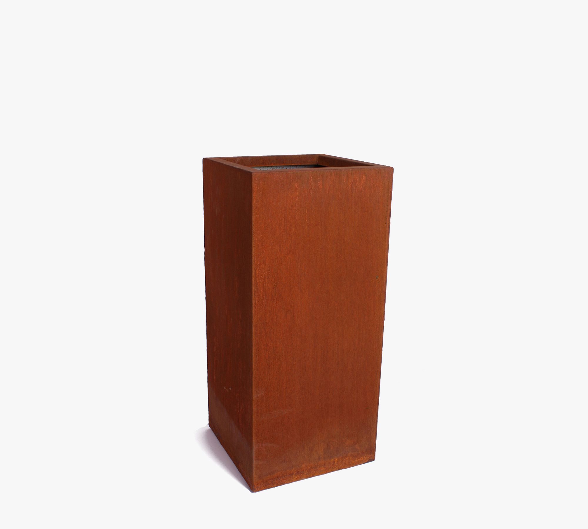 Pedestal Outdoor Planters - Corten Steel