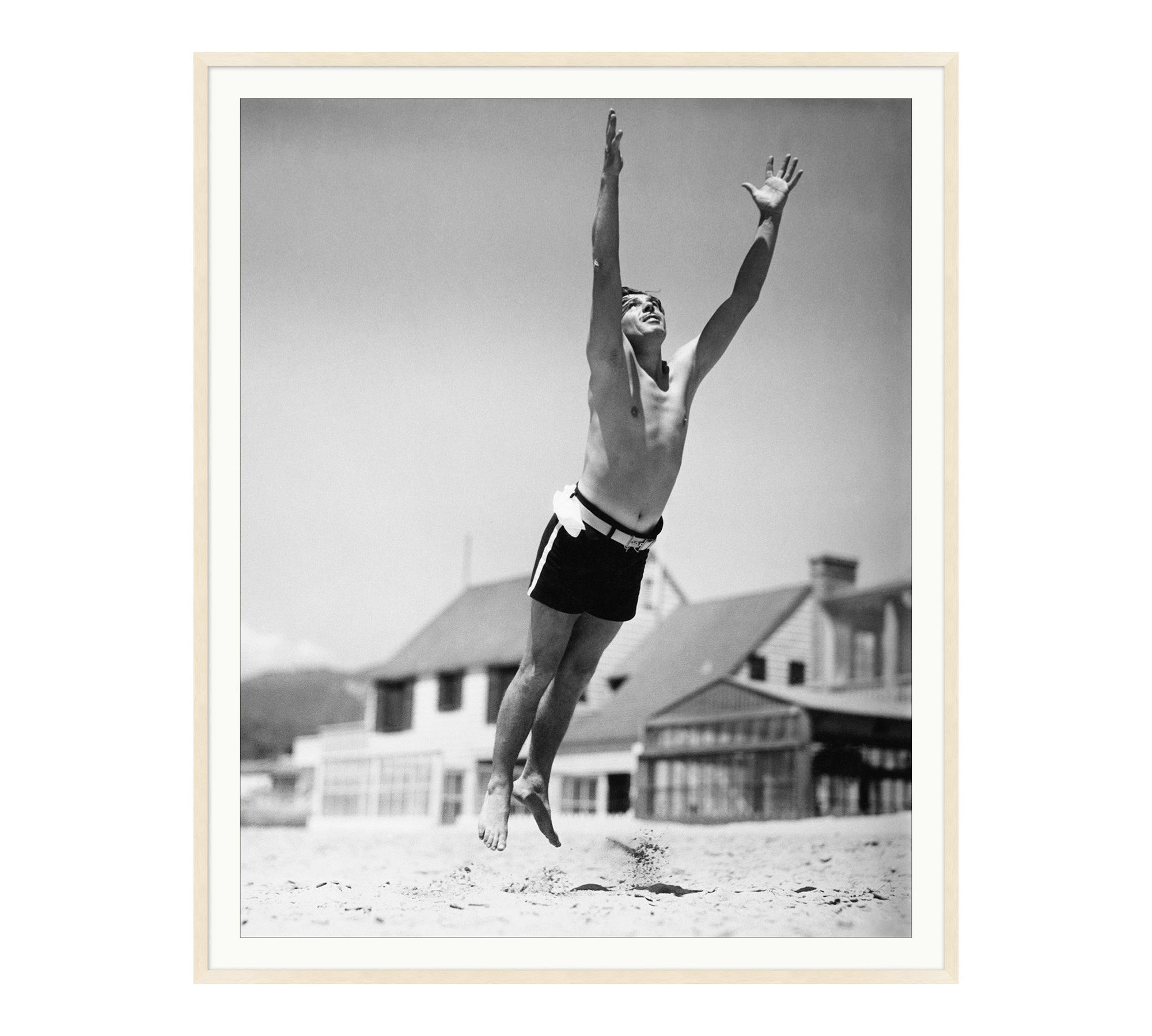 Leap For It Framed Print