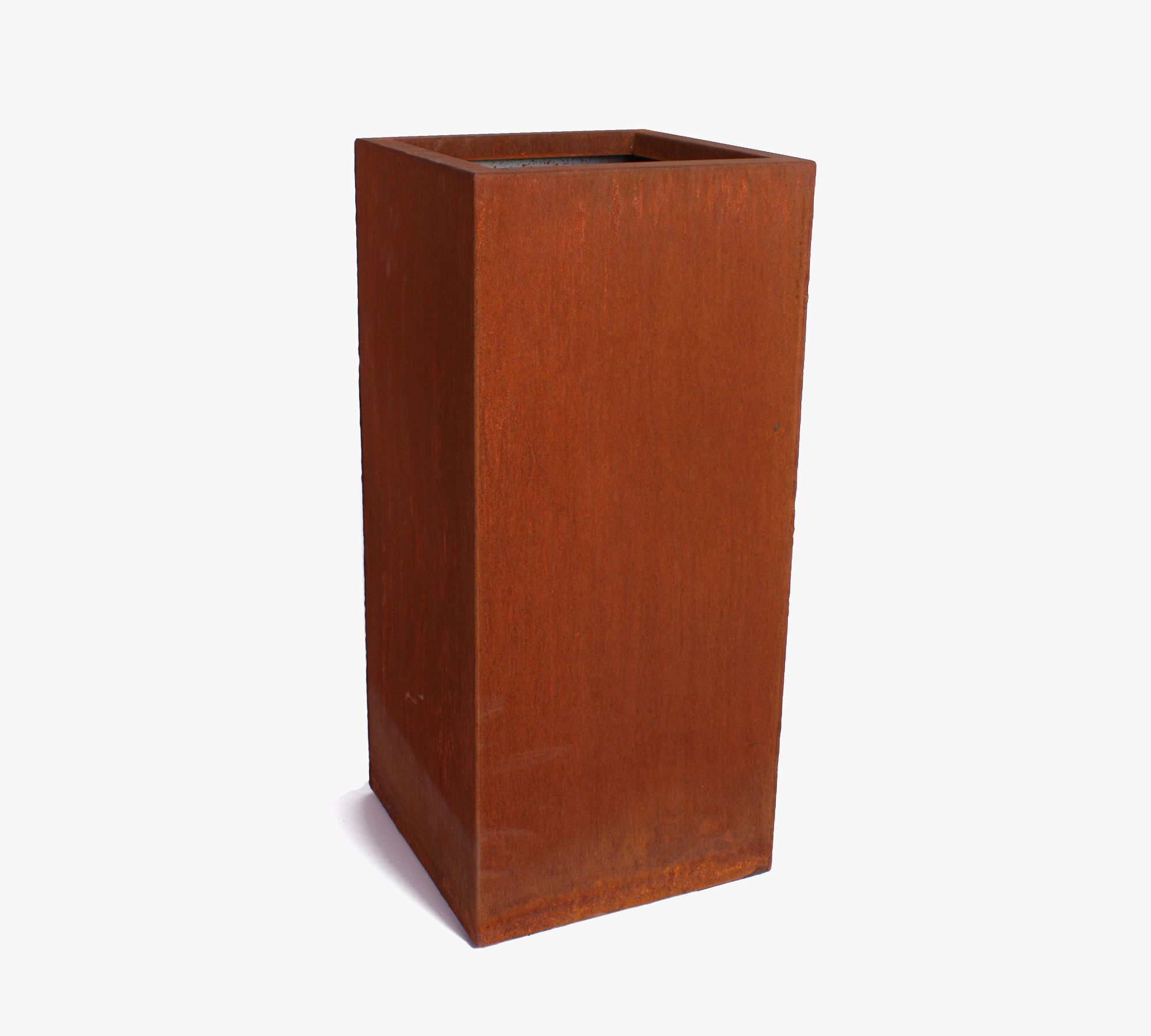 Pedestal Outdoor Planters - Corten Steel