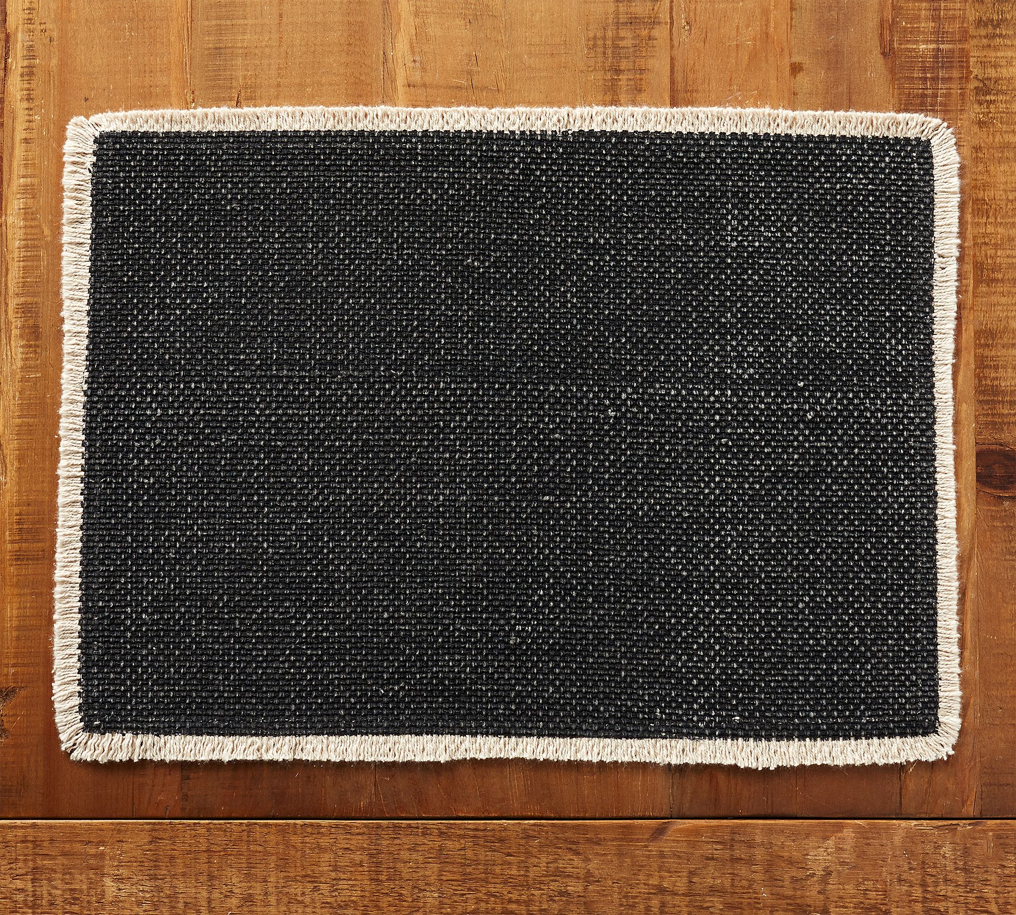 Mason Handwoven Cotton Fringe Placemats