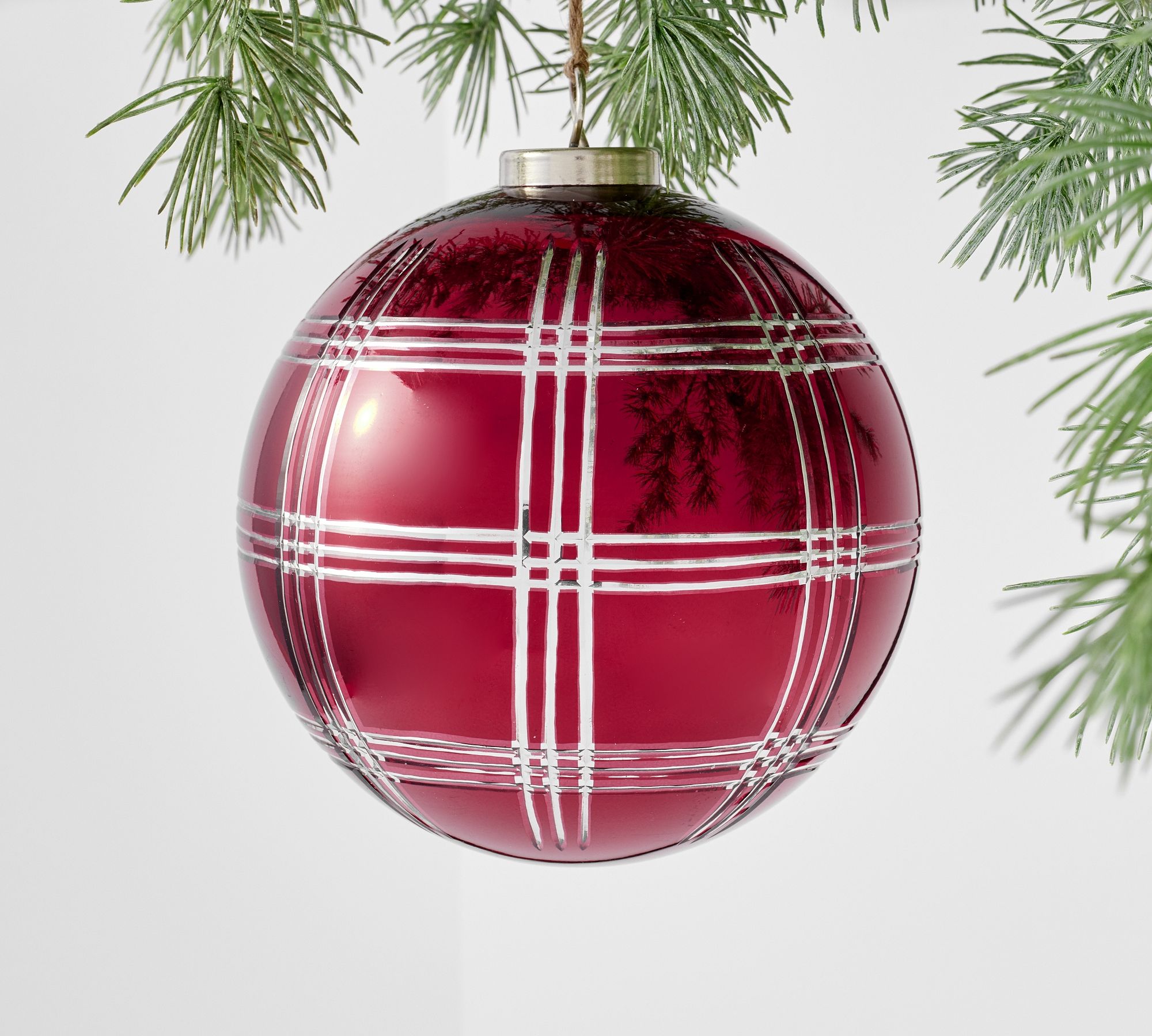 Stewart Plaid Ornaments