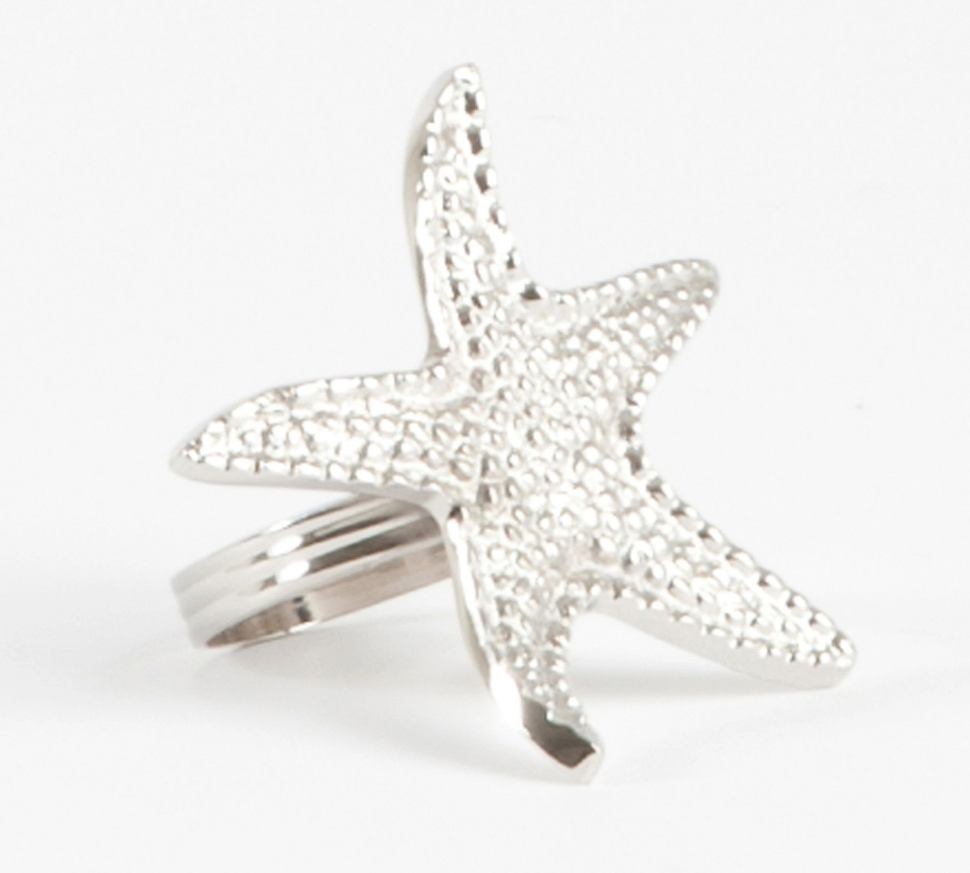 Starfish Napkin Ring, Set of 4