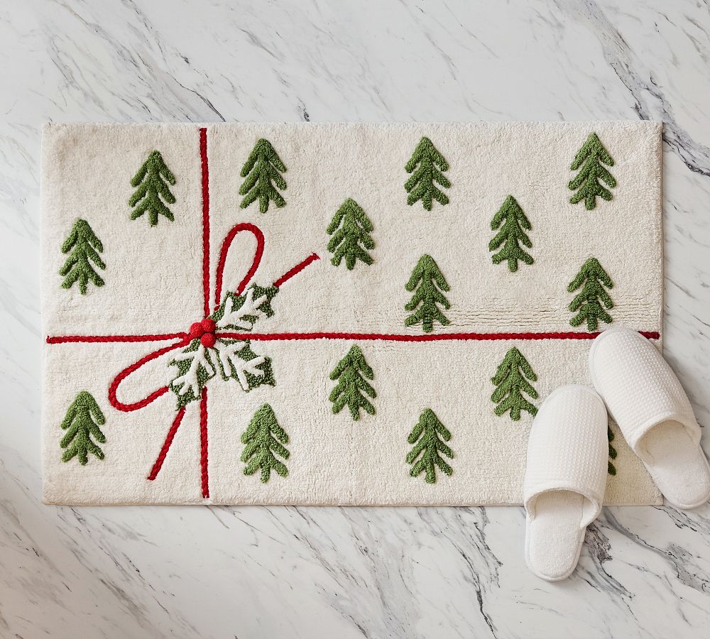 Wrapped Gift Bath Rug Pottery Barn