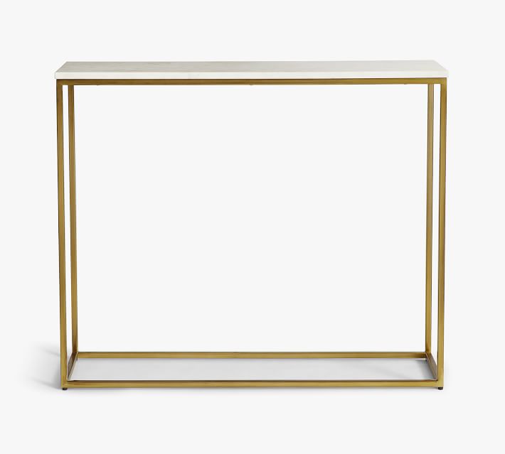 Delaney Marble Console Table Pottery Barn