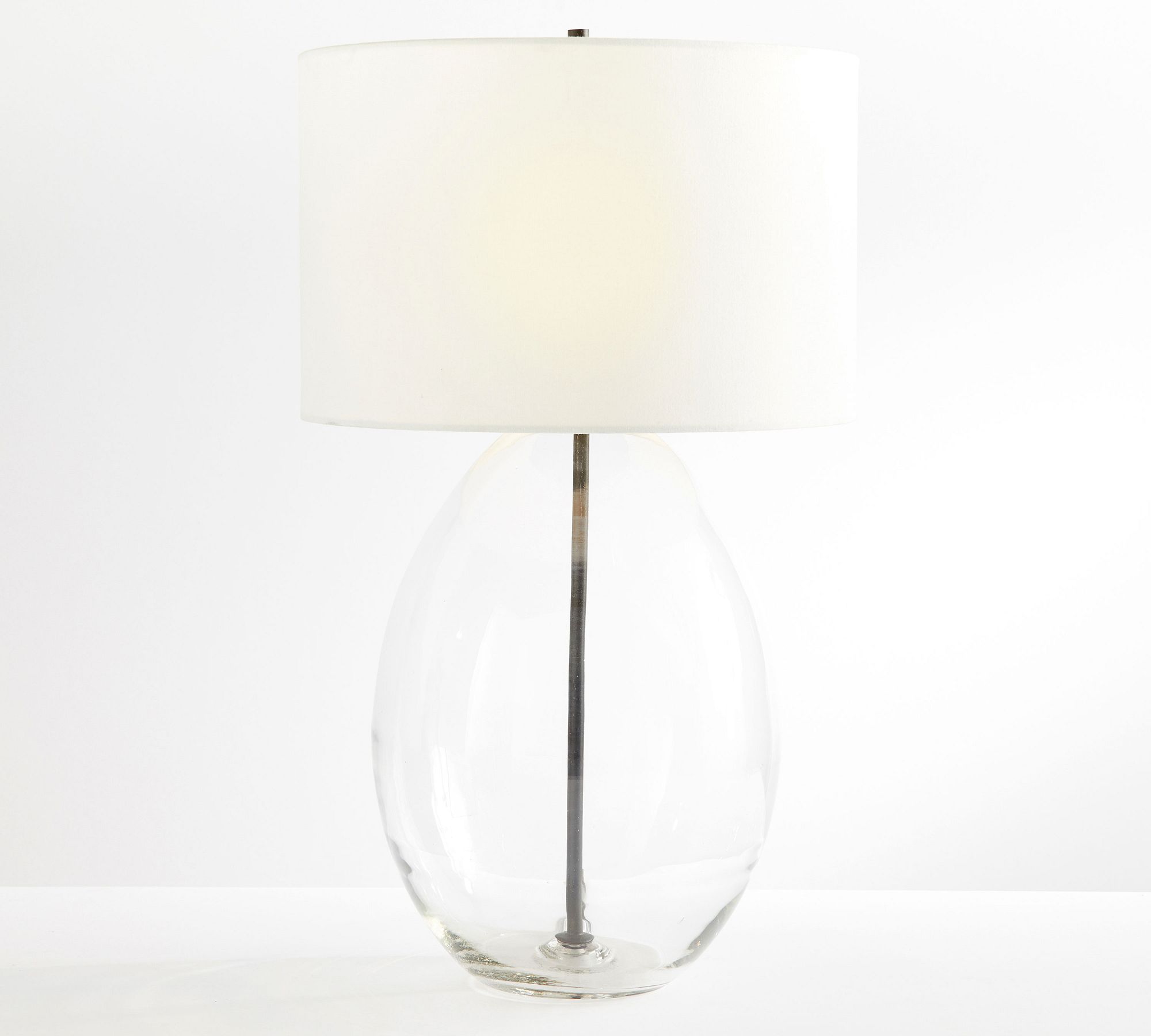 Bennett Recycled Glass Table Lamp (22"-33")