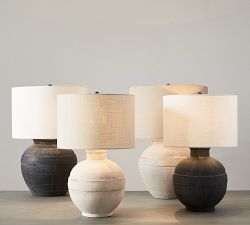 Faris Ceramic Table Lamp (16&quot;-21&quot;)