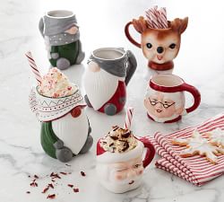 Santa Claus Handcrafted Ceramic Mugs