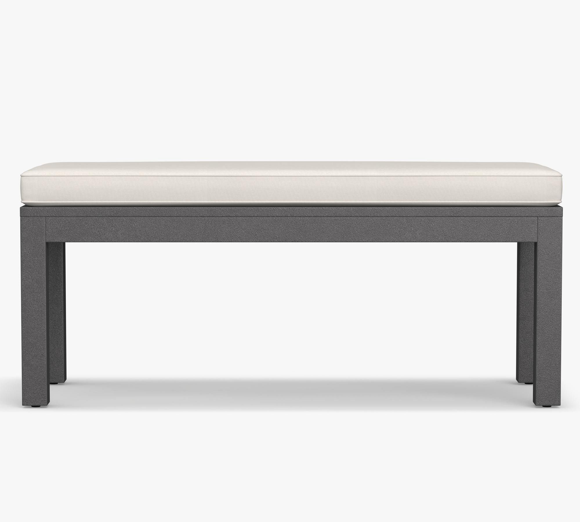 Indio Metal Outdoor Dining Bench (49")