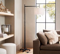 Fallon Forged-Iron Sectional Floor Lamp (75&quot;)