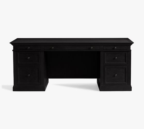 Pottery barn black desk discount