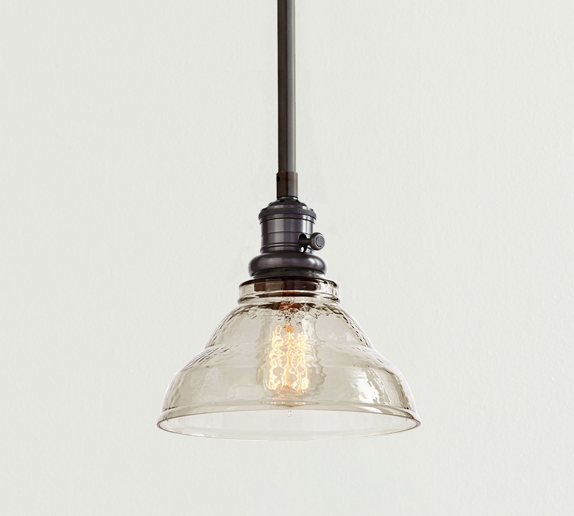 Vintage Glass Pole Pendant (8"-11")