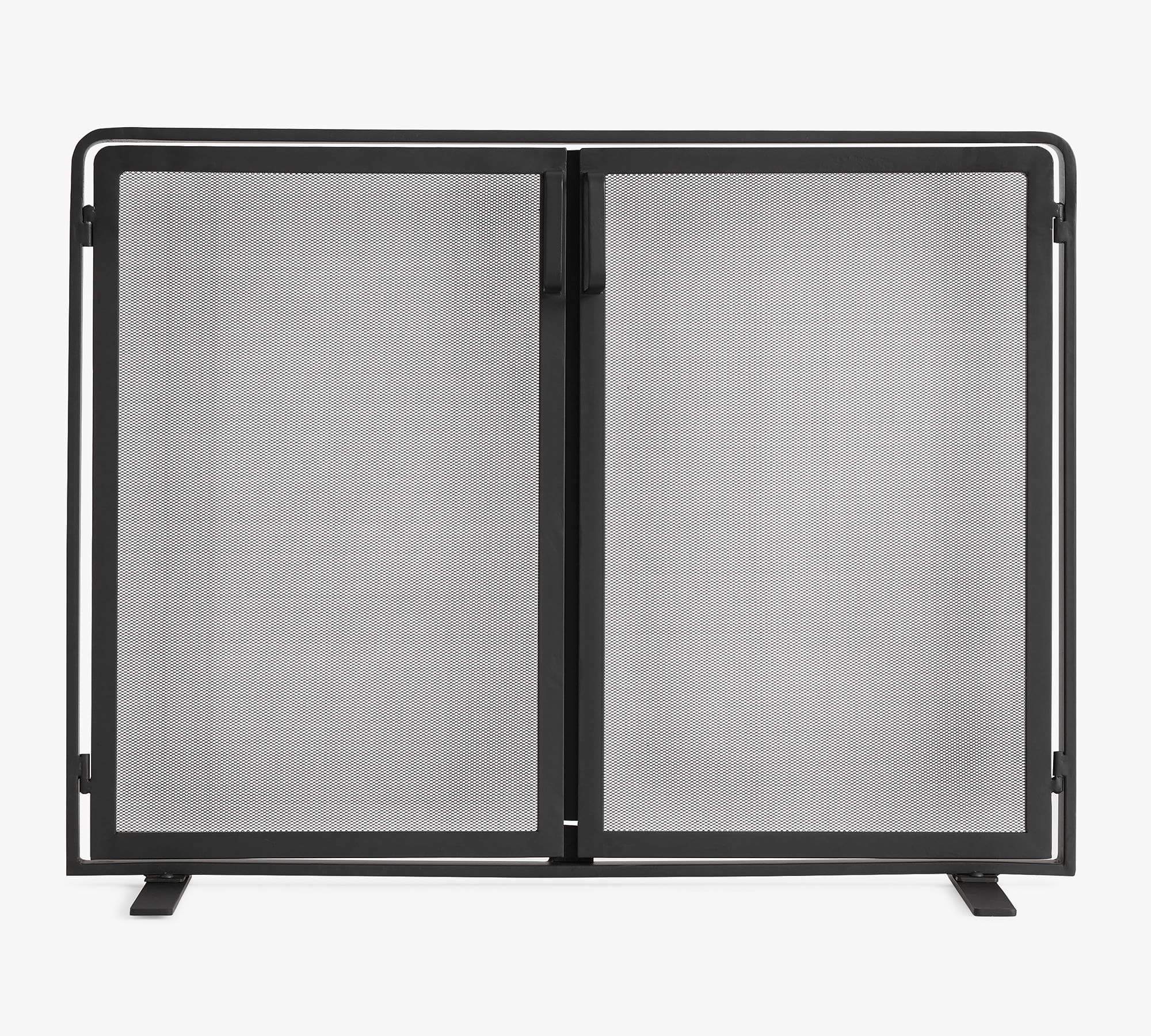 Vail Mesh Fireplace Screen with Doors