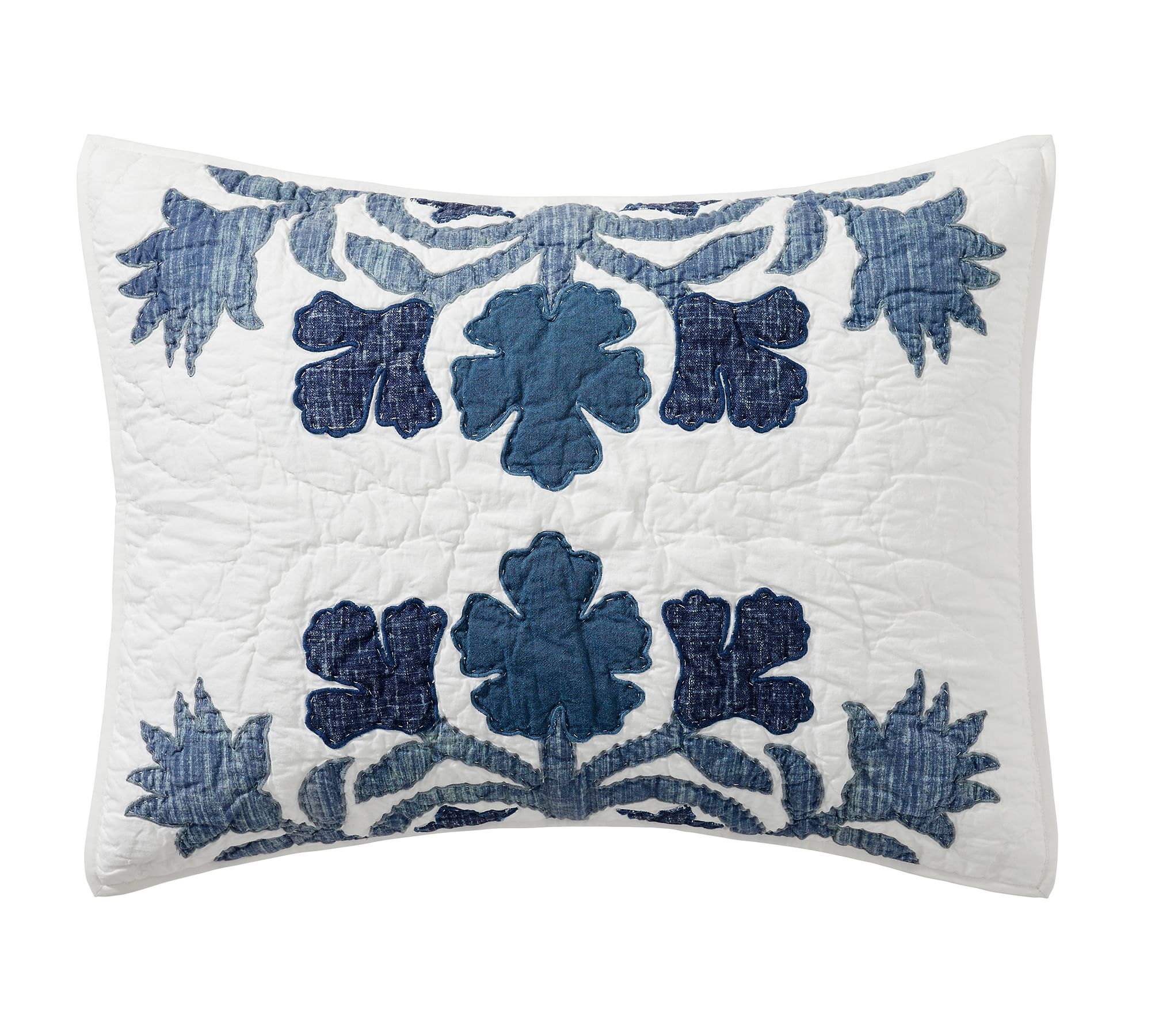 Mahalo Cotton Applique Quilted Sham