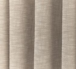 Seaton Textured Cotton Grommet Blackout Curtain