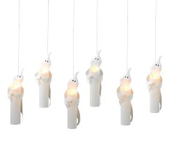 Hanging Ghosts LED String Lights - Set of 6