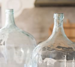 Recycled Glass Demijohn Vases