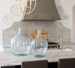 Recycled Glass Demijohn Vases