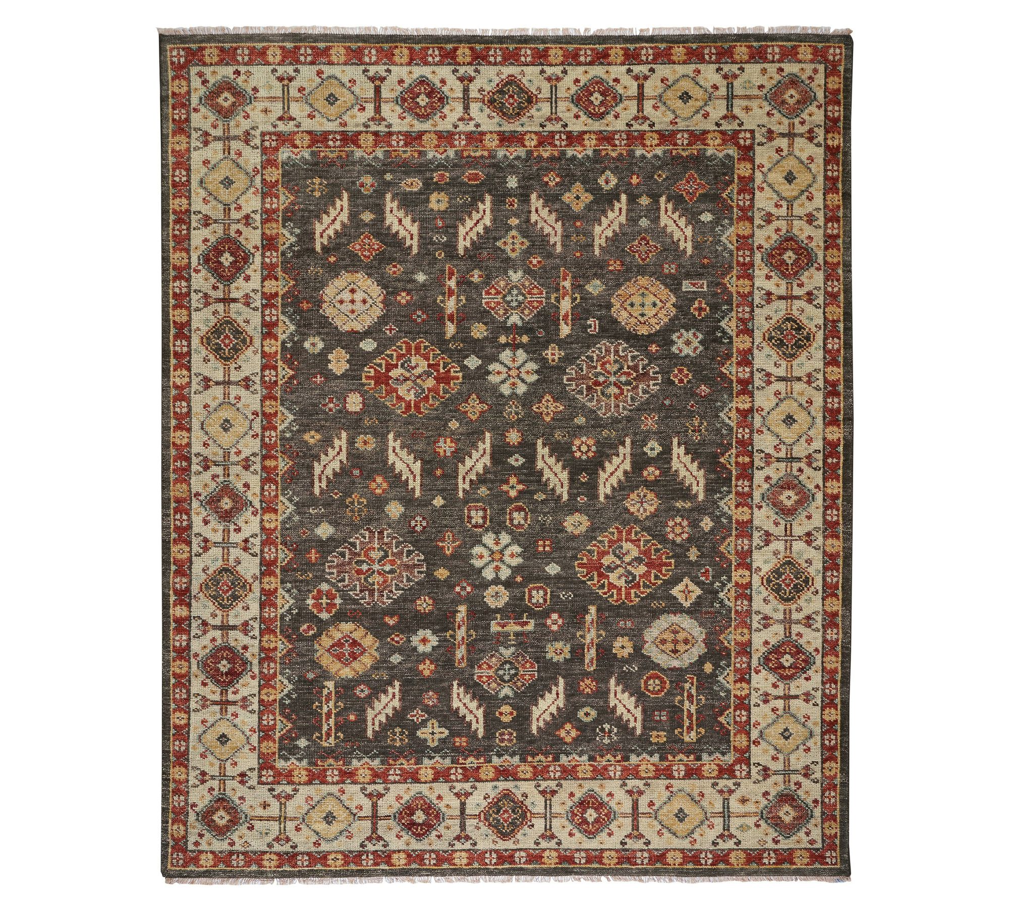 Rasia Hand-Knotted Wool Persian-Style Rug