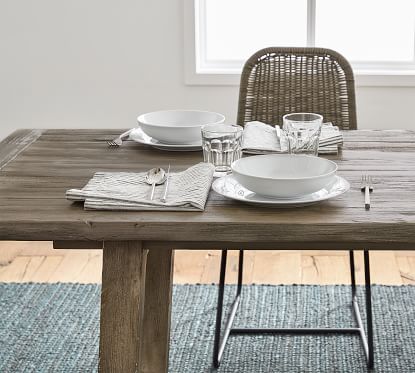 Pottery barn reclaimed wood dining table sales