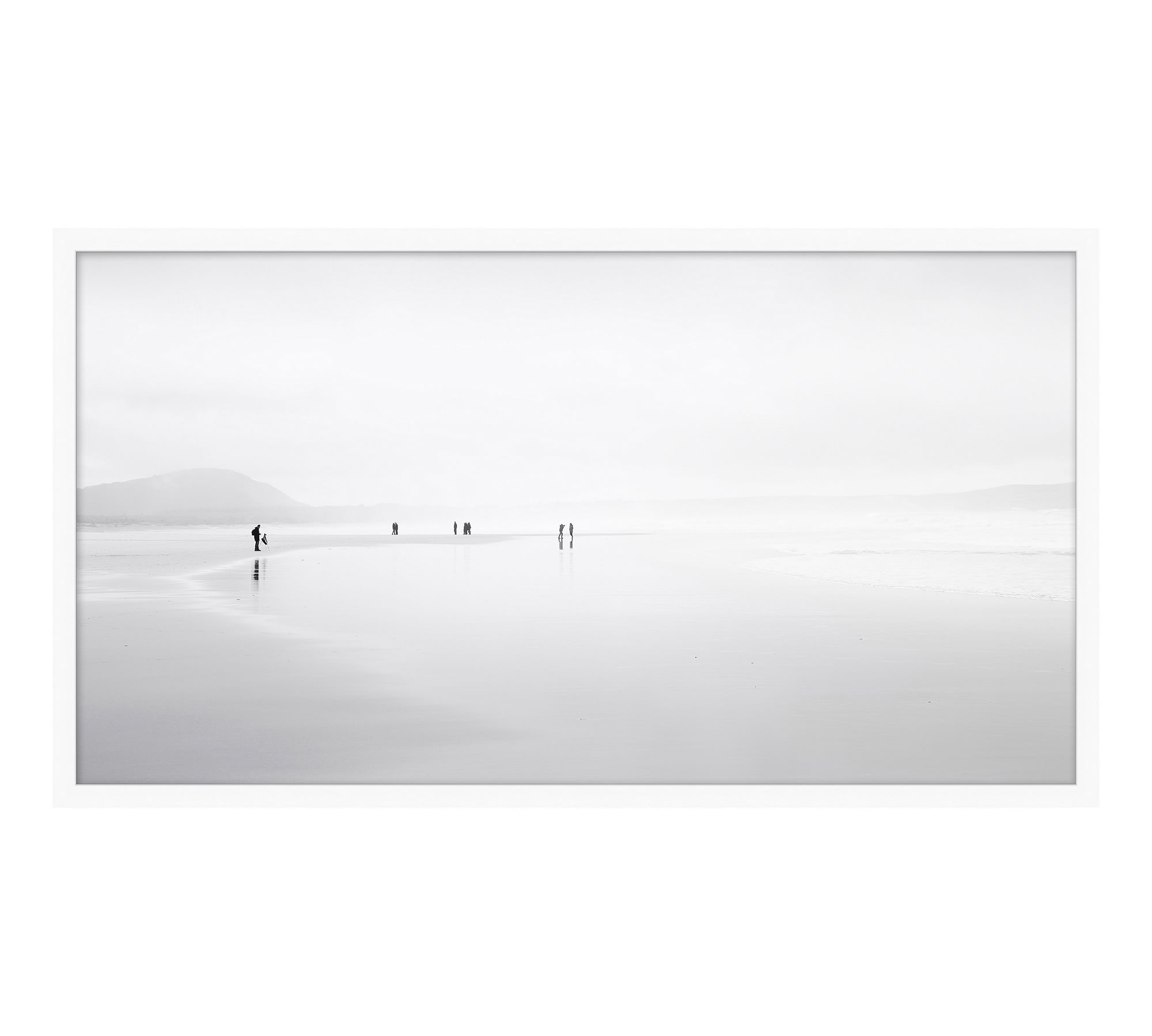 Shoreline Meditation Framed Print