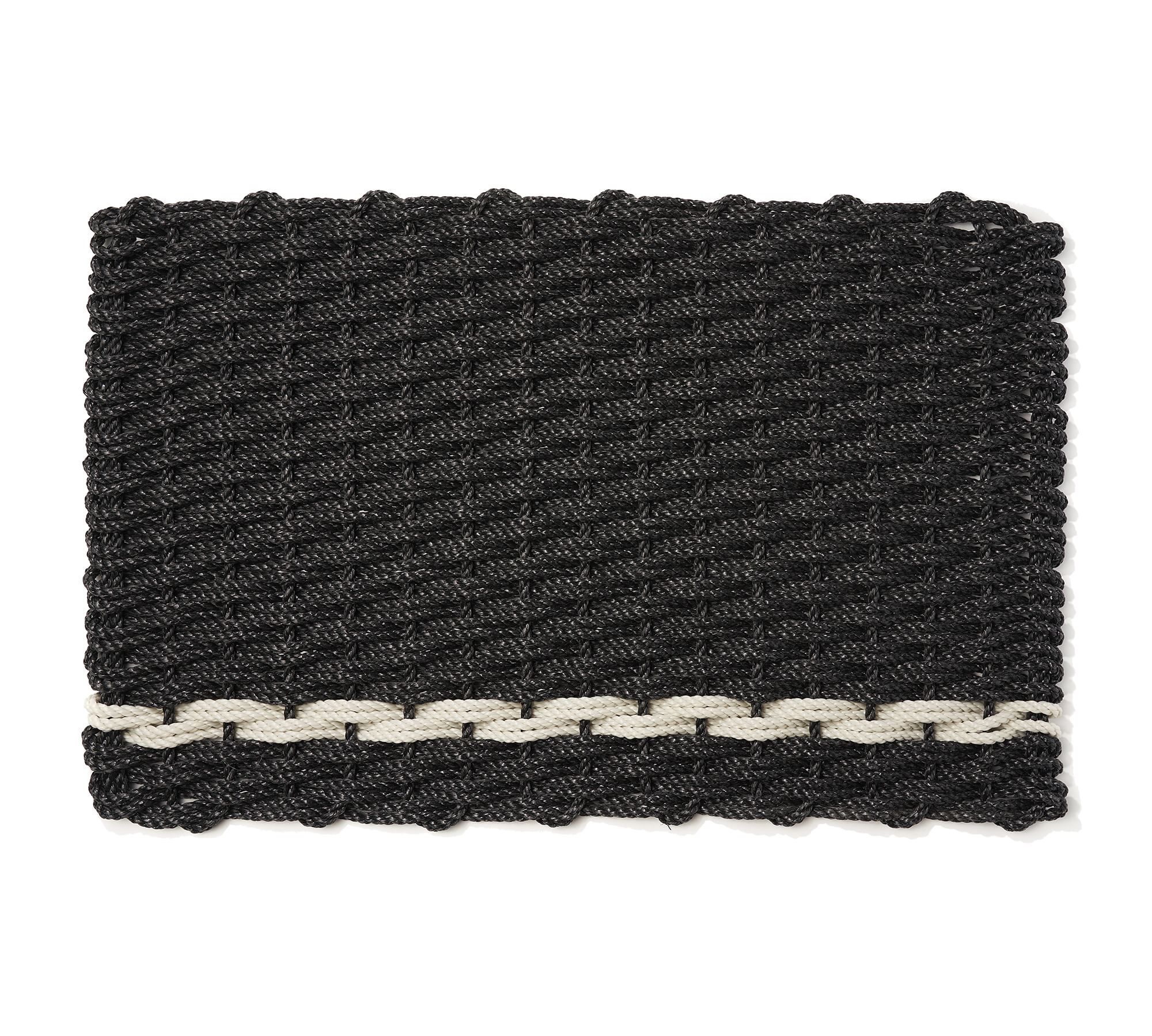 The Rope Co. Elemental Striped Handwoven Doormat