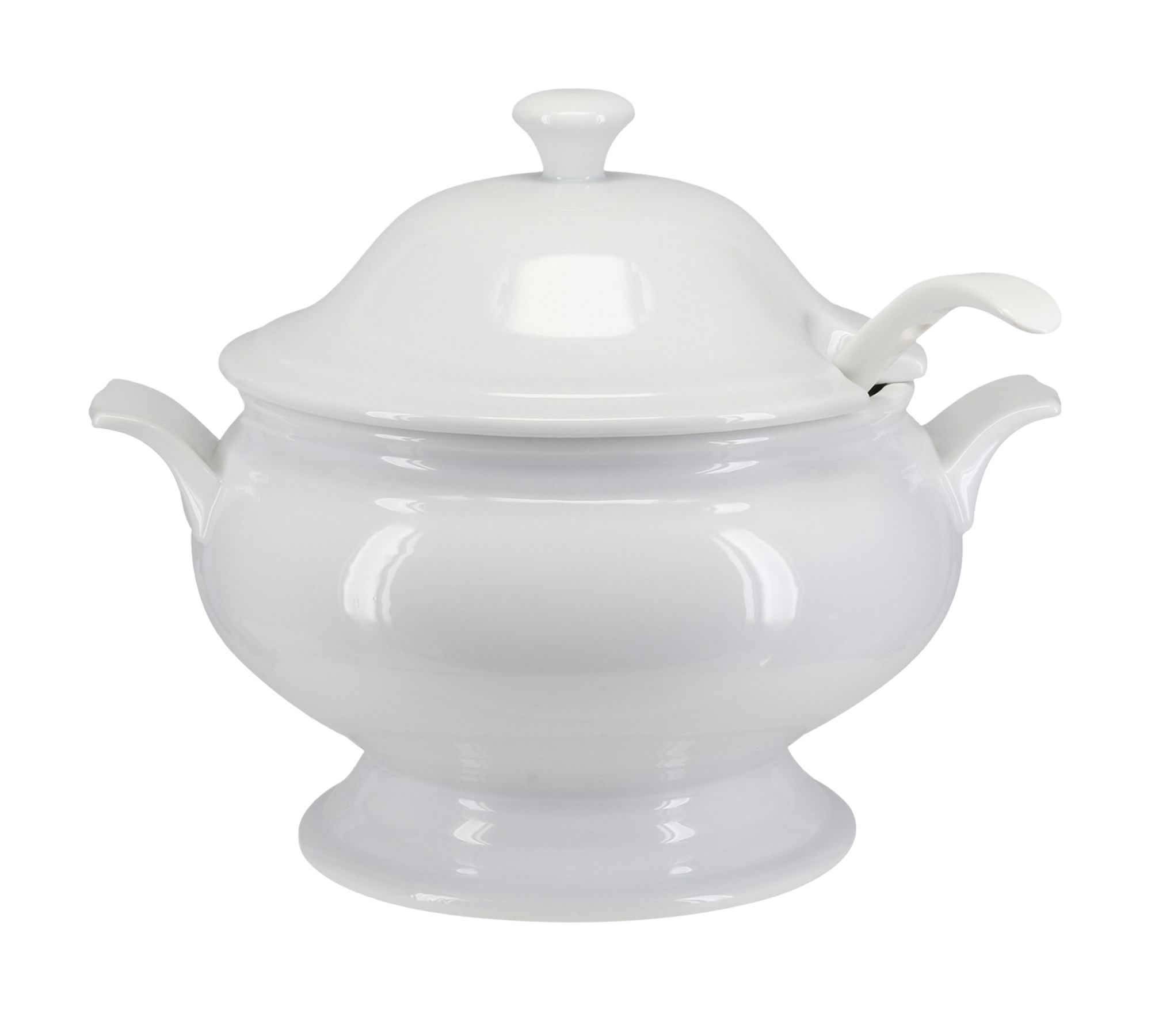 BIA White Porcelain Soup Tureen