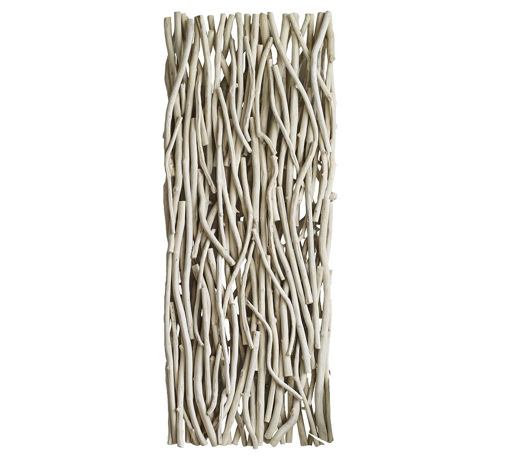 Natural Teak Branch Handcrafted Wall Panel