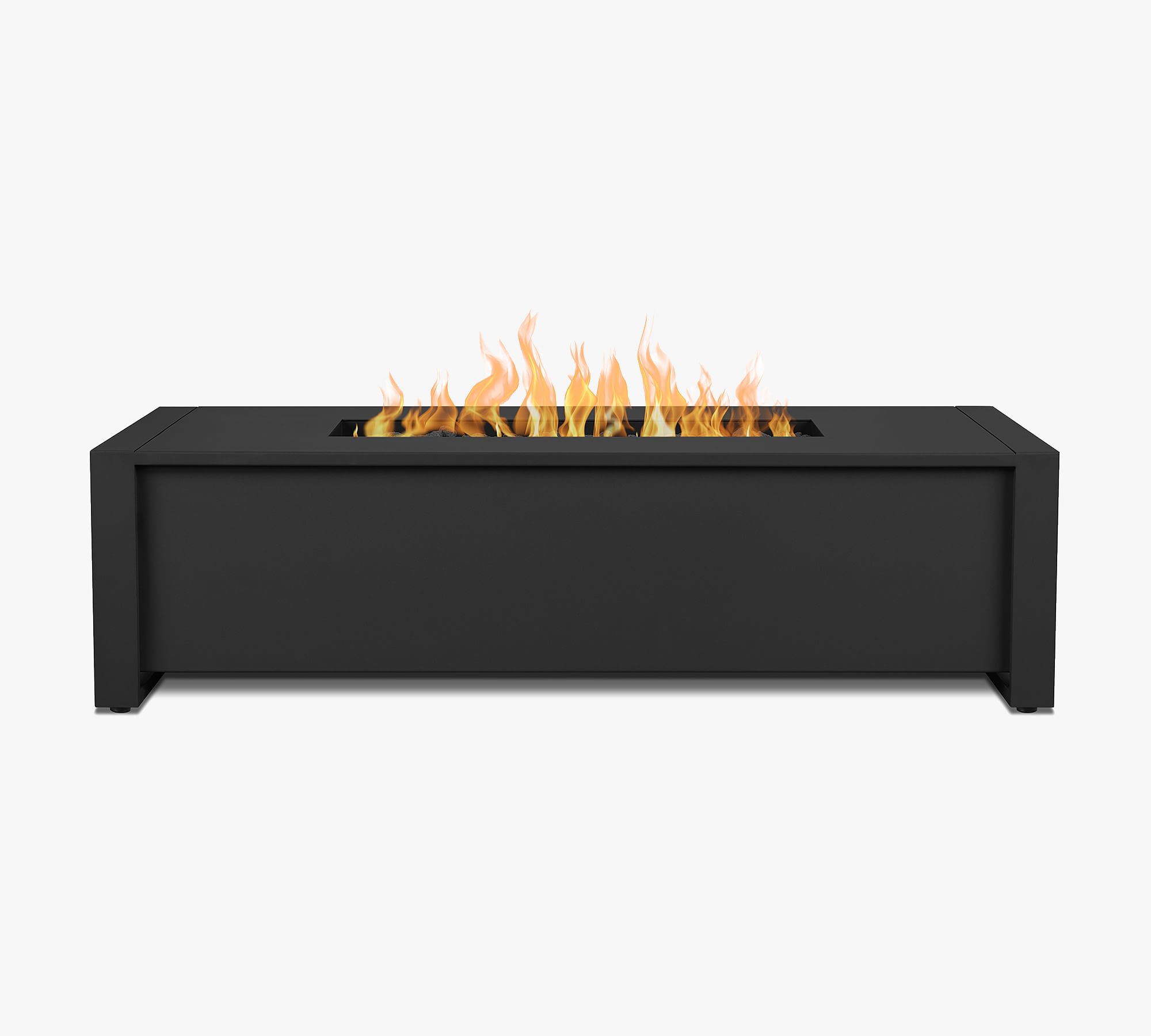 Asher 52" Rectangular Propane Fire Pit Table with Cover