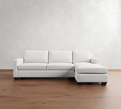 York Square Arm Chaise Sectional (84&quot;&ndash;114&quot;)