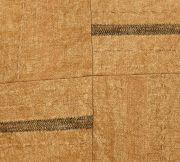 Chestnut Brown 22" Embroidered Linen Pillow Cover