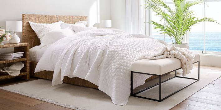 Pottery barn wicker bed discount