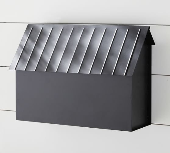 Pottery Barn Black 2024 Letter Mail Sorter Hanging Bins Set of 2