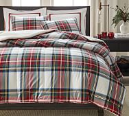 Plaid Holiday Bedding Pottery Barn