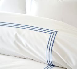 Grand Organic Percale Duvet Cover