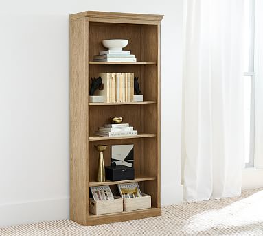 Pottery barn small bookshelf discount