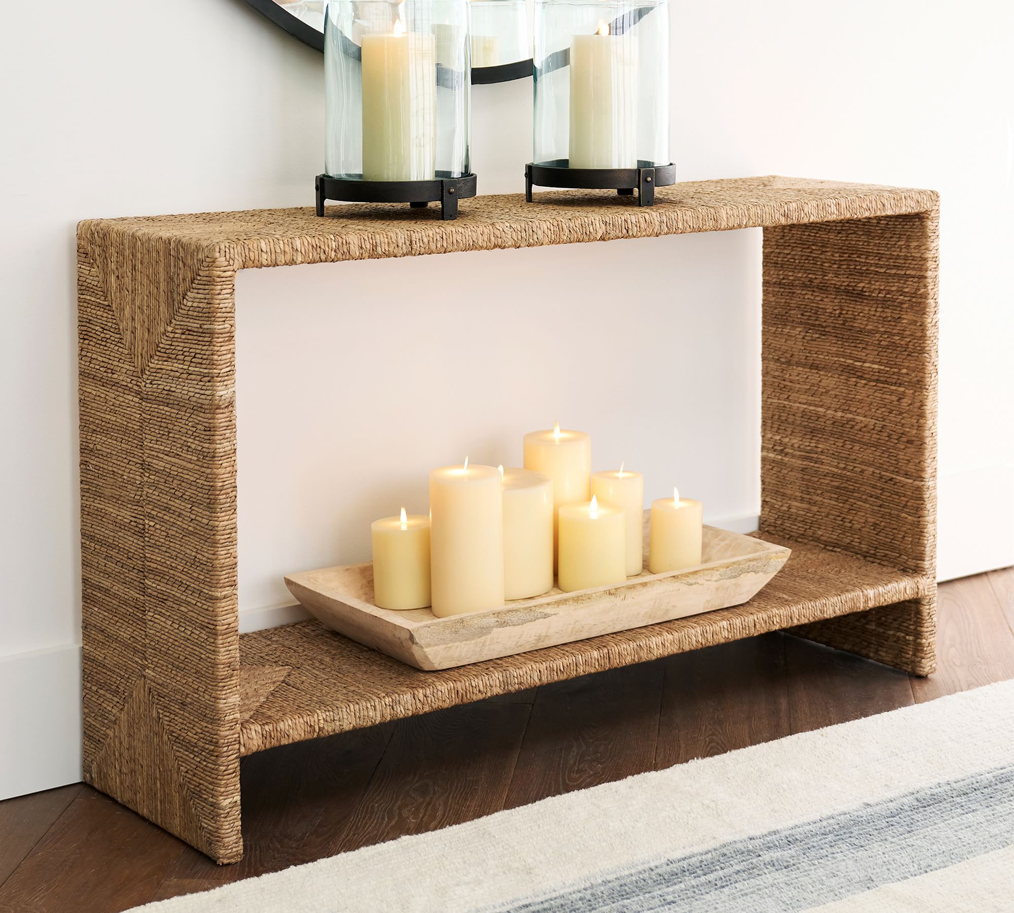 Malibu Woven Console Table (50")