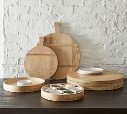 Ash Wood Pizza Paddle Pedestals