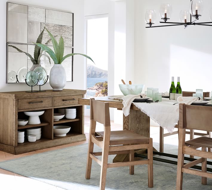 Pottery barn segura dining chair discount