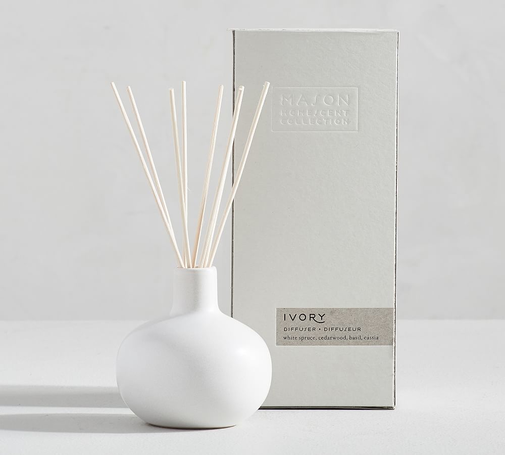 Mason Ceramic Reed Diffuser - White Spruce