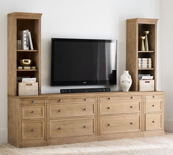 Pottery barn entertainment center discount