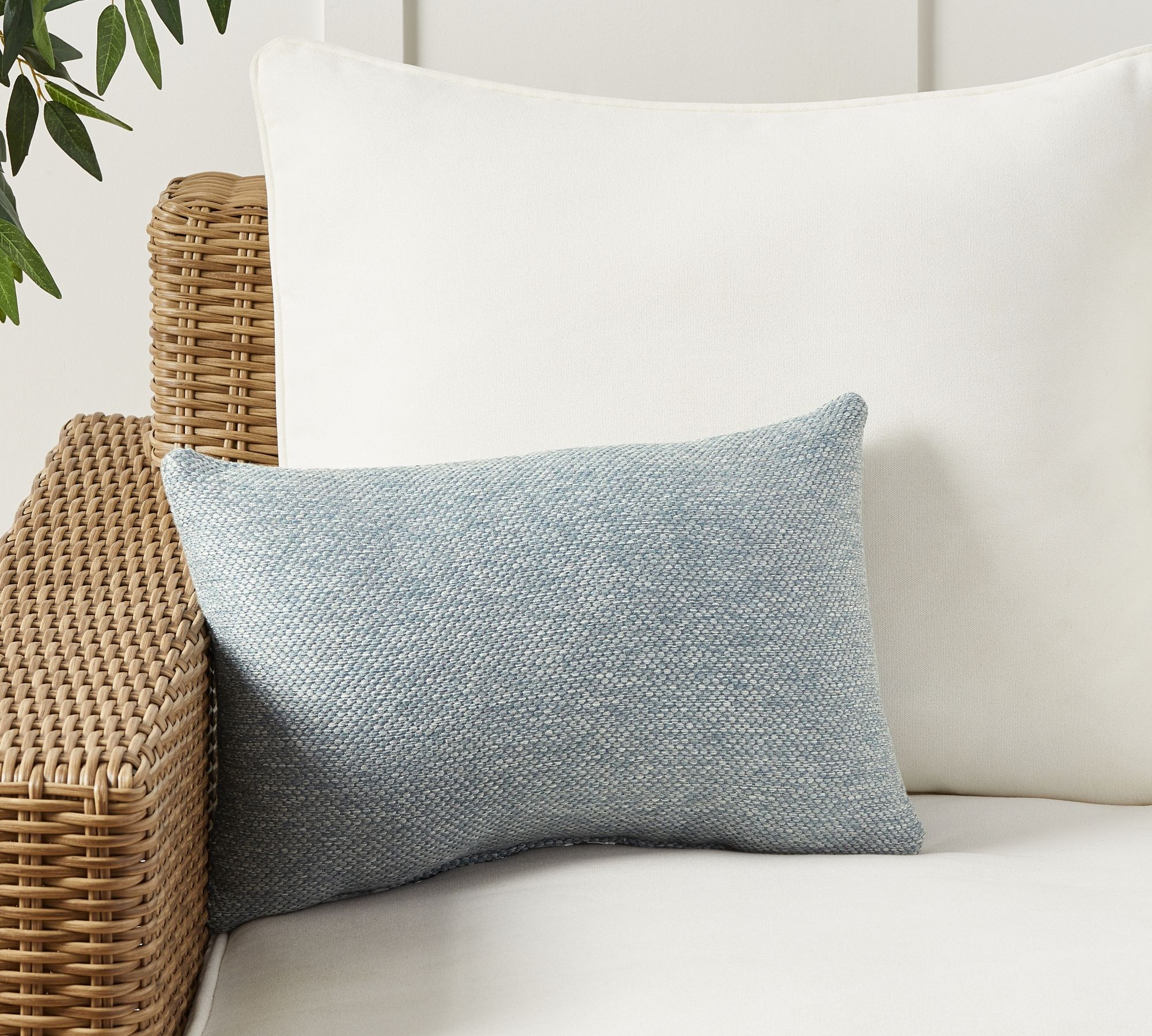 Sunbrella® Recycled Woven Outdoor Pillow