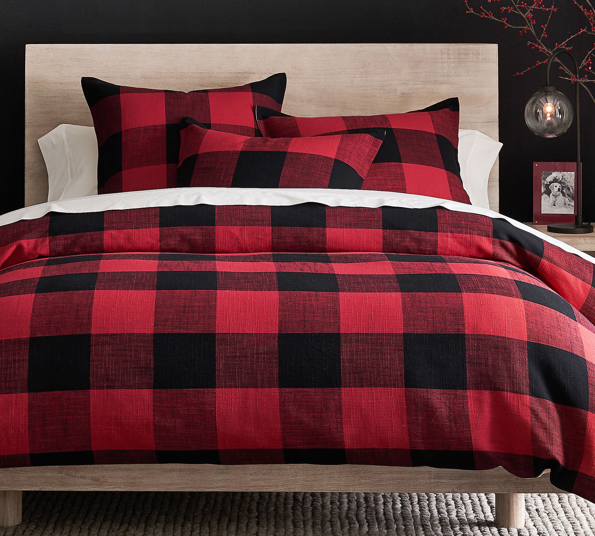 Bryce Buffalo Check Cotton Duvet Cover