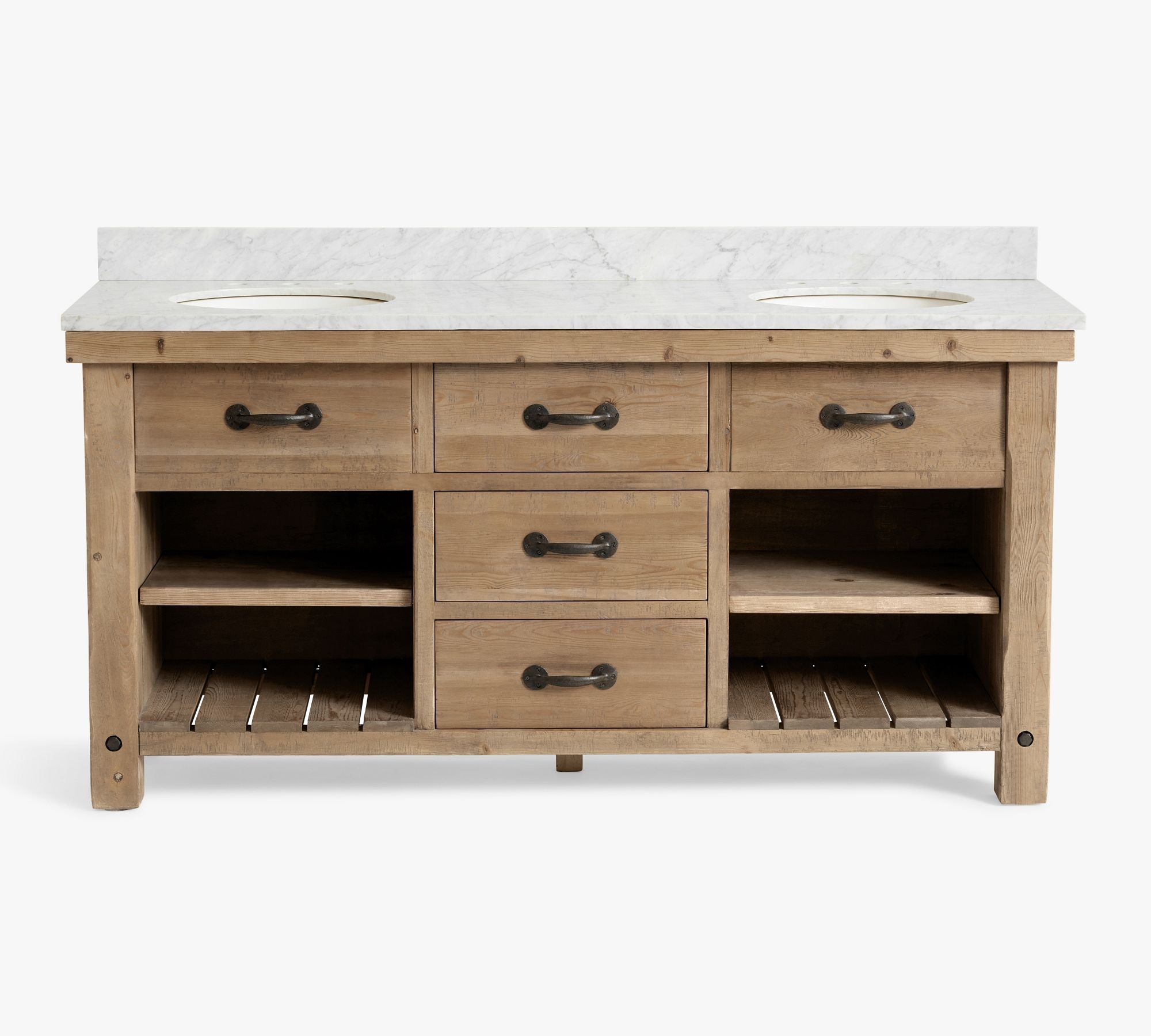 Benchwright 72" Double Sink Vanity