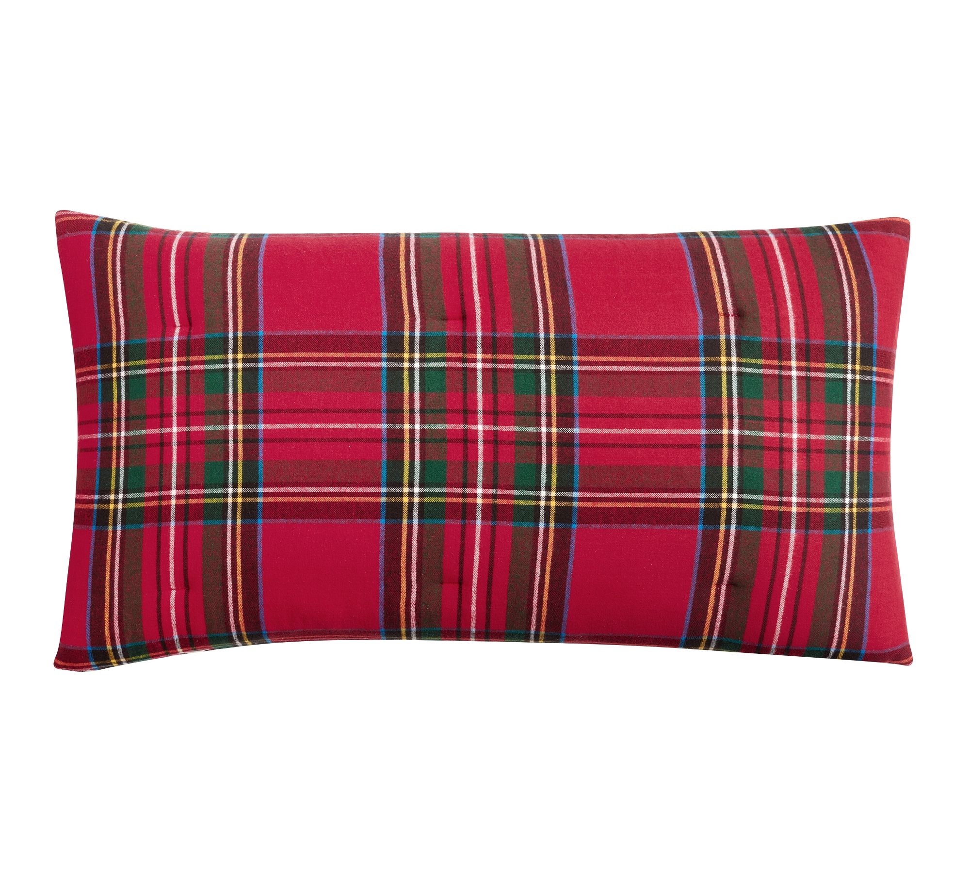 Stewart Plaid Flannel Reversible Comforter Sham